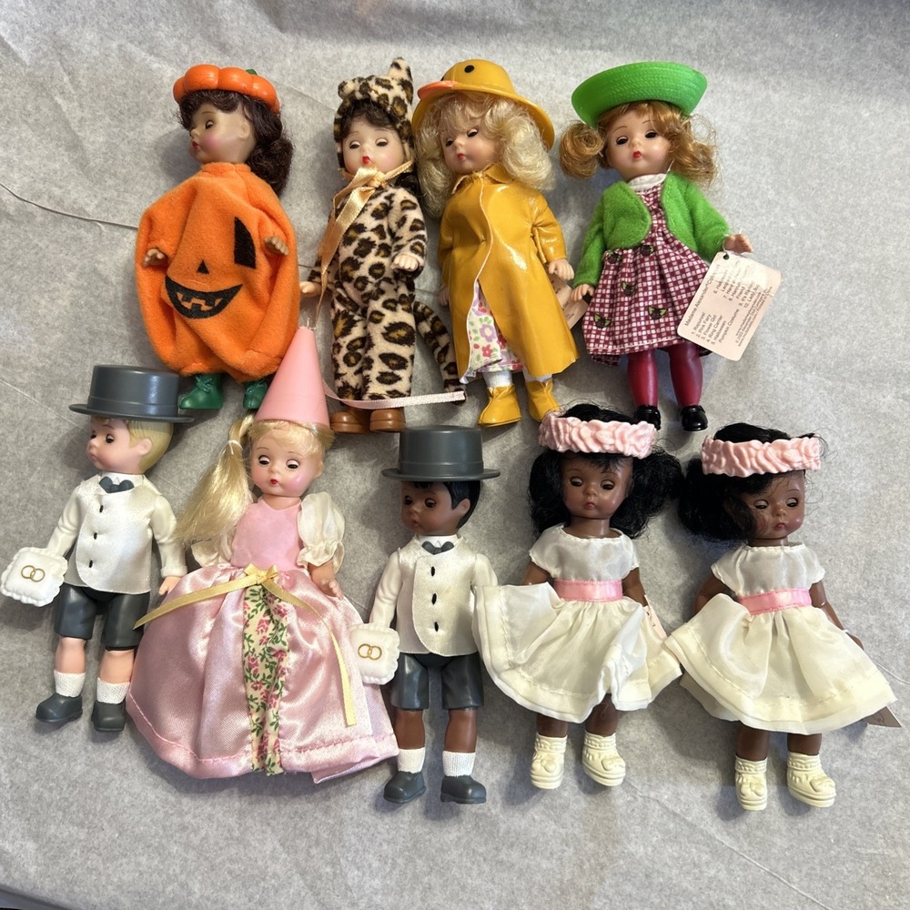 Ten Madame Alexander Mini Dolls Entire 2003 Series Collectible McDonald's Toys